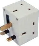 UK Plug Adapter Room Monitoring Crystal Controlled UHF Voice Transmitters In A Shape Of An United Kingdom Outlet Adapter