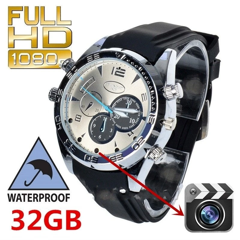 Wrist Watch DVR Secretly, Records Video And Audio All In One Unit. Play Back Using Your PC Or Laptop